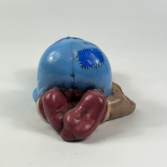 1970's Ceramic Sleeping Garden Gnome Hand Painted Elf Yard Decor Nun Monestary - Picture 2 of 10